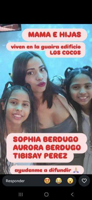 Foto de Sophia Berdugo, Aurora Berdugo, Tibisay Pérez