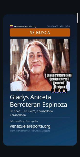 Foto de Gladys Aniceta Berroteran Espinoza