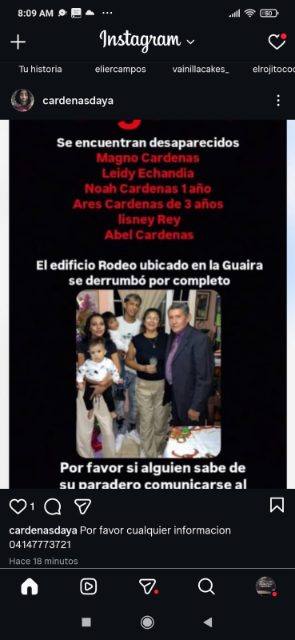 Foto de Magno cardenas Leydi echandia Noah cardenas Ares Cárdena Lisney rey Abel cardenas