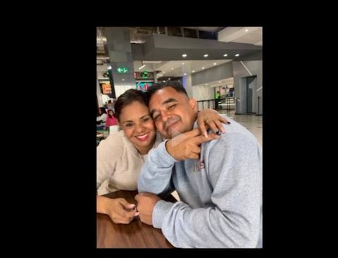 Foto de Mileidi Marín y Nelson molina
