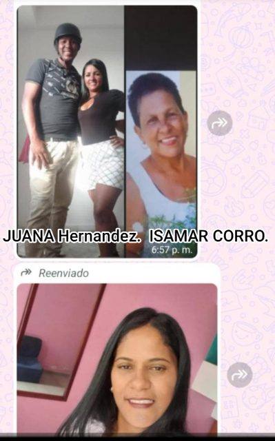 Foto de Juana Hernández y Isamar corro
