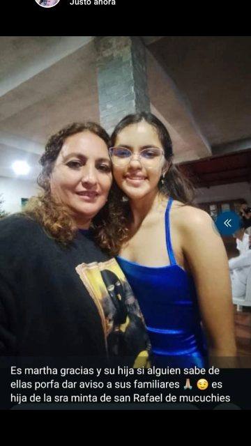Foto de Martha García y Valentina Salcedo