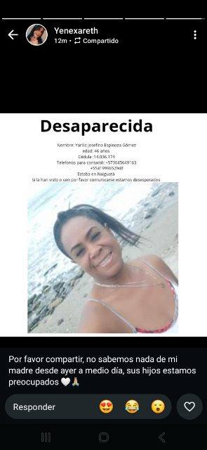Foto de Yarilis Josefina Espinoza Gomez