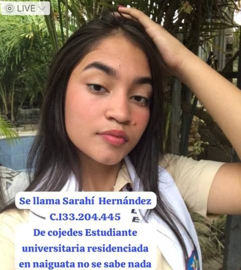 Foto de Sarahí Hernández