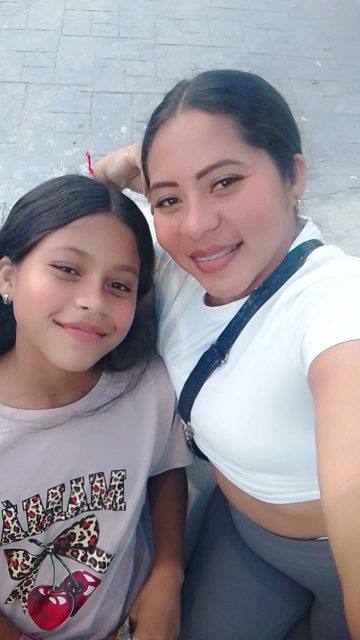 Foto de Aranza Camila Rojas y Madre Andreina Navarro