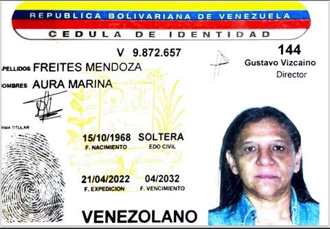 Foto de AURA MARINA FREITES MENDOZA