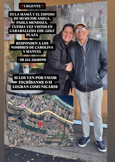 Foto de Carolina Paolini y Manuel Feliber