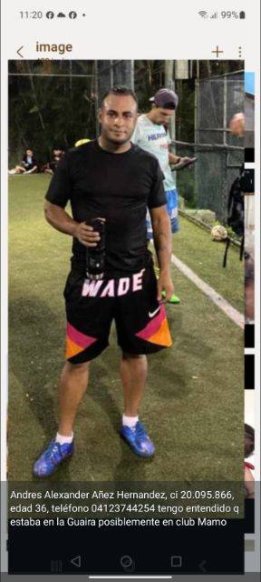 Foto de Andrés Alexander Hernández Añez
