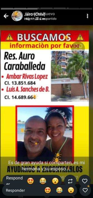Foto de Ambar Rivas y Luis Berardino