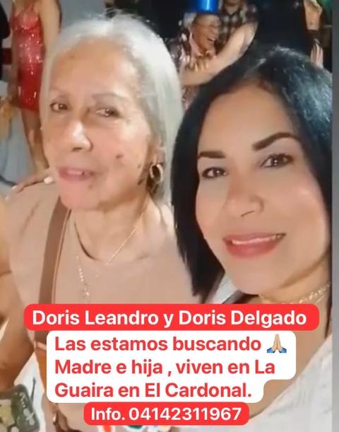 Foto de Doris Delgado y Doris Leandro