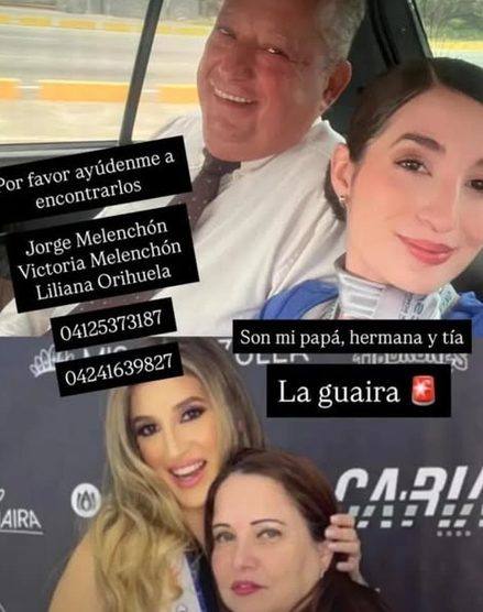 Foto de Jorge y Victoria Melenchon, Liliana Orihuela