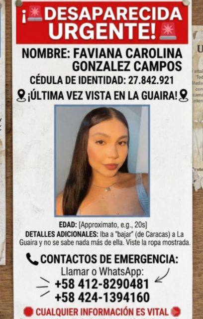 Foto de Faviana Carolina Gonzalez Campos