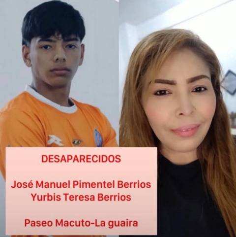 Foto de José Manuel Pimentel Berrios y Yurbis Teresa Berrios