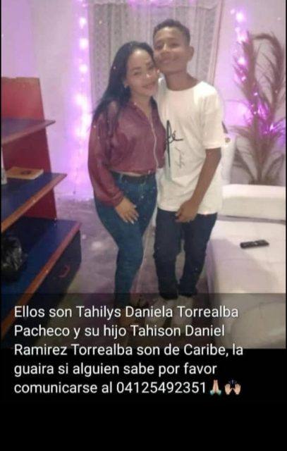 Foto de Tahison Manuel Orlando Ramirez torrealba y tahilys Daniela Torrealba Pacheco