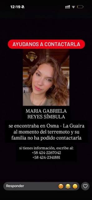 Foto de María Gabriela Reyes