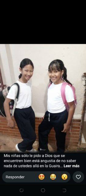 Foto de Anthonella Valentina morales Caripa y Abril Valentina Silva caripa