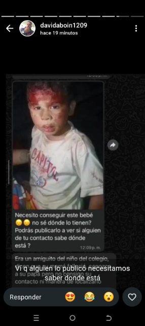 Foto de Niño extraviado