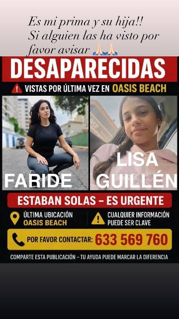 Foto de Faride y Lisa Guillén