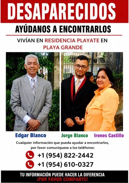 Foto de Edgar blanco, Irenes Castillo y Jorge Blanco