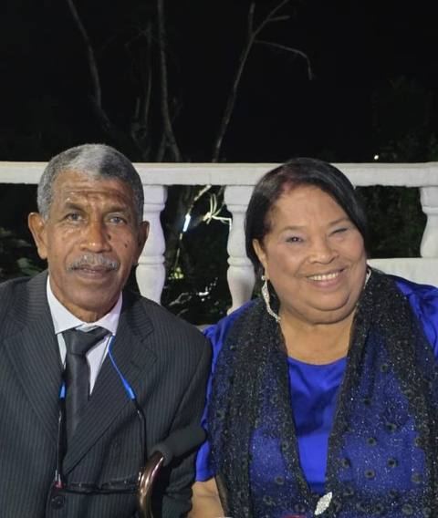 Foto de Bertha Escobar y Nelson Buznego
