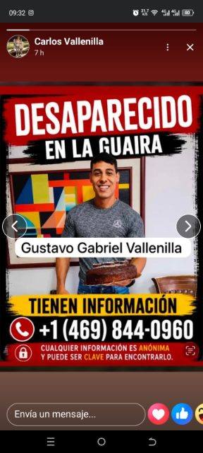 Foto de Gustavo Gabriel vallenilla lizardo