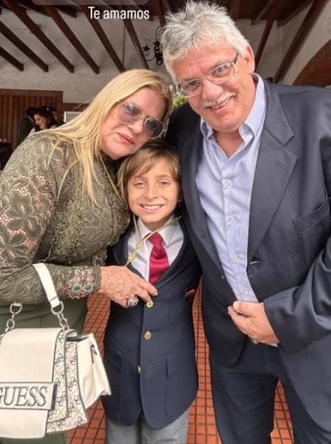Foto de Milagros, Lucas y Rafael
