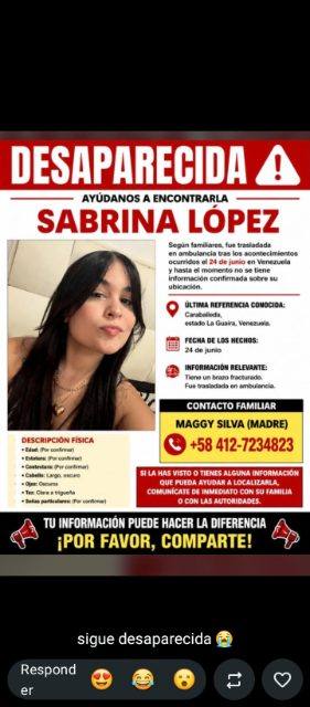 Foto de Sabrina López