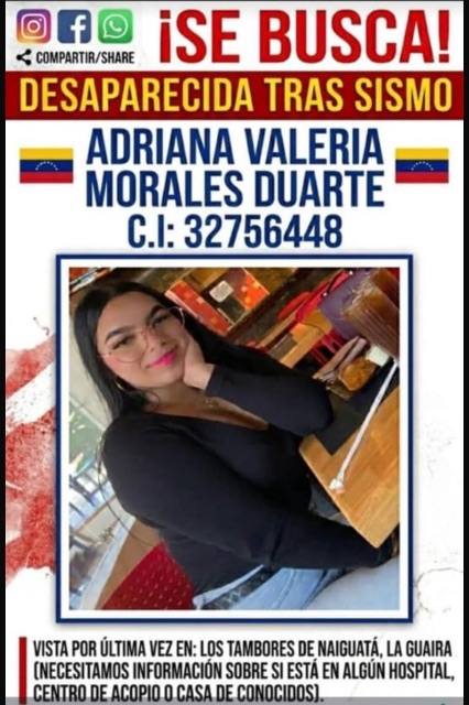 Foto de Adriana Valeria morales diarre