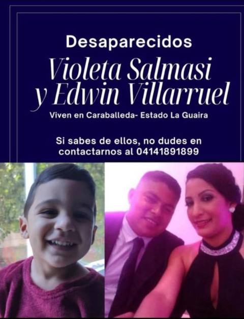 Foto de Violeta Salmasi y Edwin Villaruel