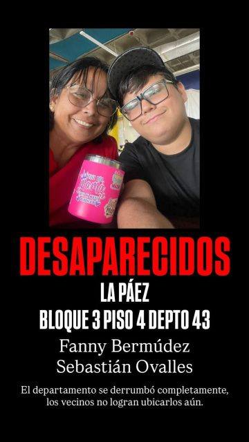Foto de Fanny Bermúdez y Sebastián ovalles
