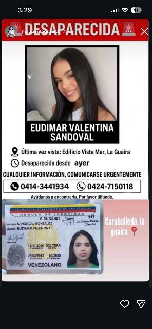 Foto de Eudimar Valentina Sandoval