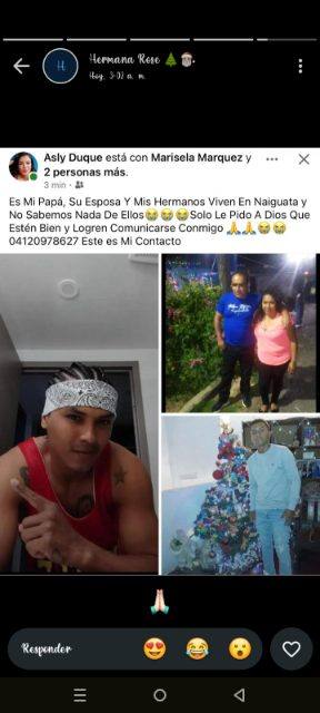 Foto de Yoni duque, Maricela Márquez, Yeison duque, Edwin marquez