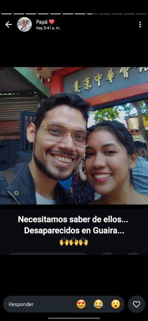 Foto de Nayarit Colmenares Chang y Henry Roman Escobar
