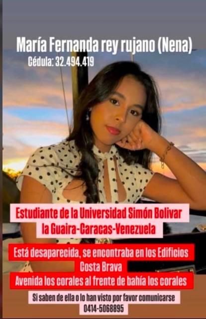 Foto de María Fernanda Rey rujano