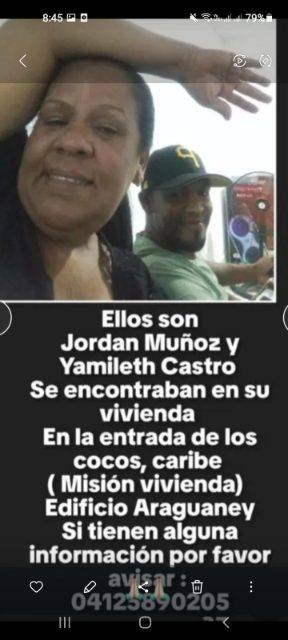 Foto de Jordan Muñoz y Yamileth castro