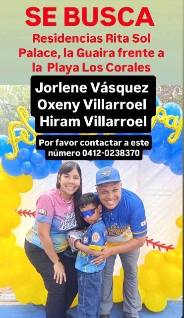 Foto de Jorlene Vásquez,oxeny villaroel,Hiram villaroel