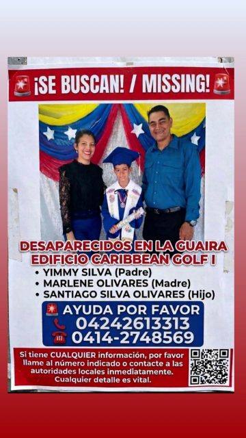 Foto de MARLENE OLIVARES, YIMMY SILVA Y SU HIJO SANTIAGO SILVA