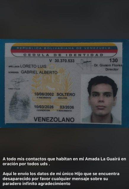 Foto de Gabriel Alberto Loreto Luis