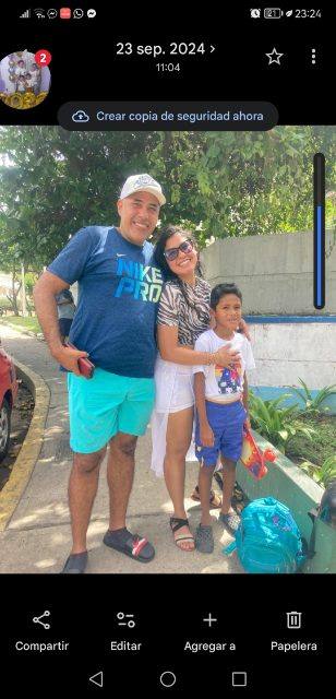 Foto de Rafael Bogado, Liam Bogado y Williet Chirino