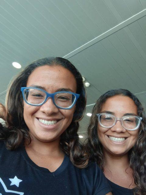 Foto de Madelaine y Nacari Domínguez