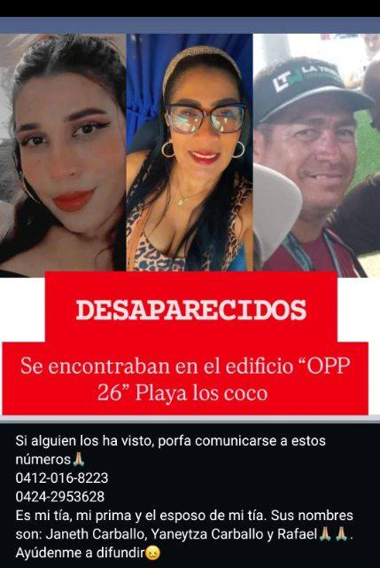 Foto de Janeth Carballo, Yaneytza Carballo y Rafael