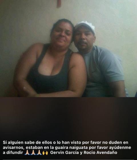 Foto de roció avendaño y gervin garcía