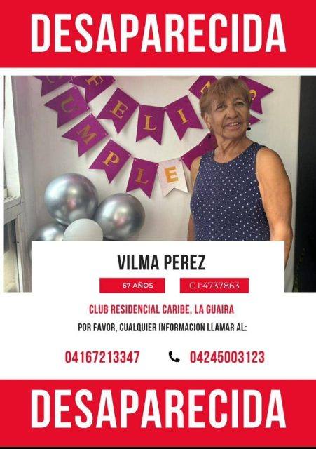 Foto de Vilma Pérez