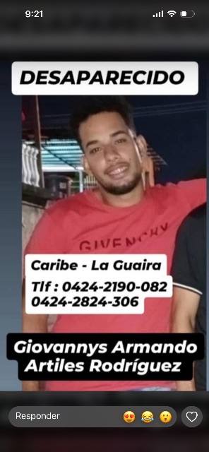 Foto de giovannys armando artiles rodríguez