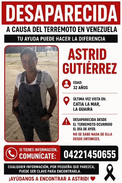 Foto de Astrid Gutiérrez