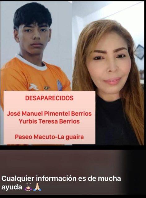 Foto de Yurbis Teresa barrios  y José Manuel barrios Pimentel