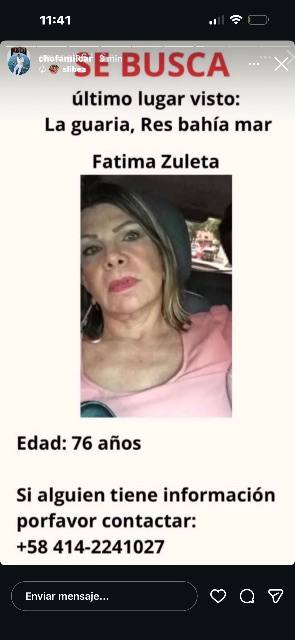 Foto de Fátima Zuleta