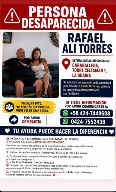 Foto de Rafael Ali Torres y Damelys Montenegro