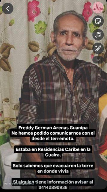 Foto de Freddy Germán Arenas Guanipa