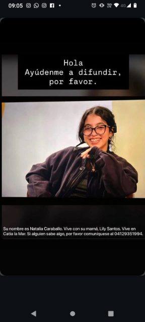 Foto de Natalia Alejandra Caraballo Santos